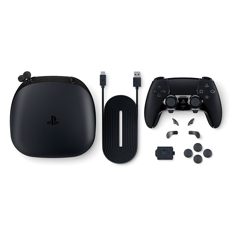 PS5 DualSense Edge Wireless Controller - Midnight Black - الصورة 2