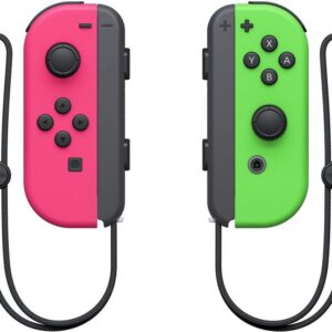 Alternative view of Nintendo Switch Joy-Con (L/R) Controllers - Green & Pink