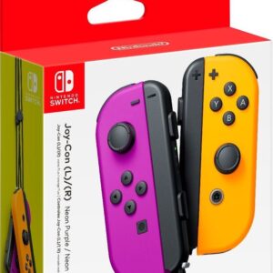 Alternative view of Nintendo Switch Joy-Con (L/R) Controllers - Purple & Orange